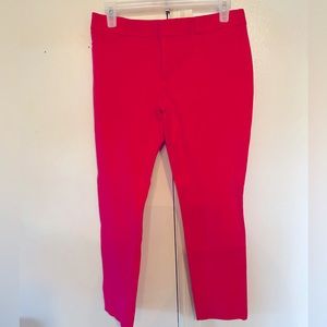Banana Republic woman’s size 2 pink Sloan crop pants